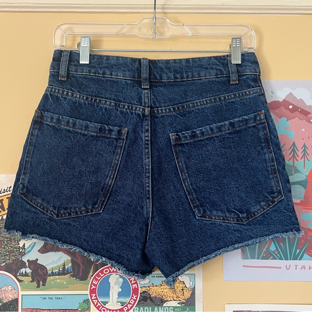 FARM Rio Multicolor Crochet Patchwork Denim Shorts - Picture 2 of 8
